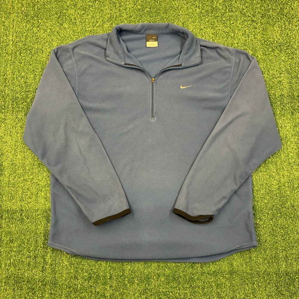 Vintage‎ Y2K Nike Therma-FIT Fleece Quarter Zip Pullover